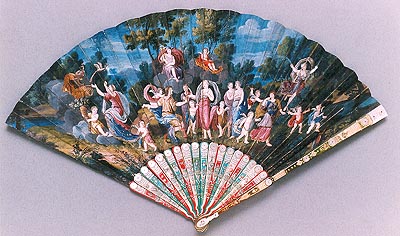 17C Classical painted scene 17thclass
