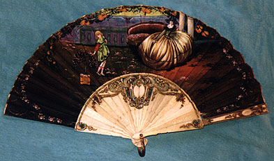 Fan c1900 harks back to older fan designs deco